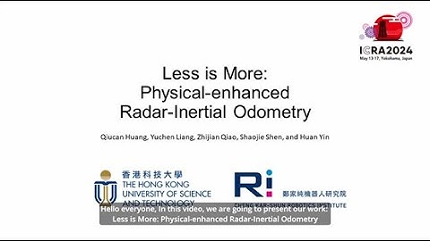 Less is More: Physical-enhanced Radar-Inertial Odometry