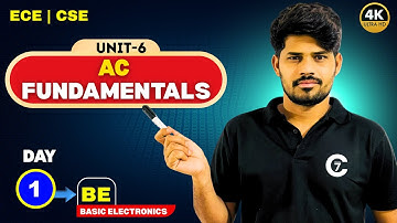 AC Fundamentals in Telugu | Basic Electronics | Day 1 | Unit -6 | Chaitumawa7