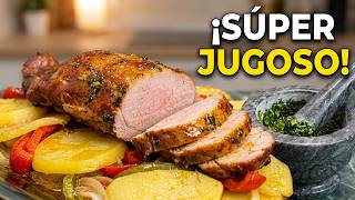 ¿Quieres preparar un solomillo de cerdo al horno jugoso? ¡Mira esto! ¡Te encantará!