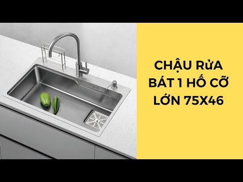 Video Chậu rửa bát 1 hố cỡ lớn - youtube