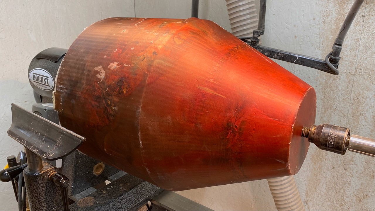 80 lbs of Oak Burl and NO Margin for Error