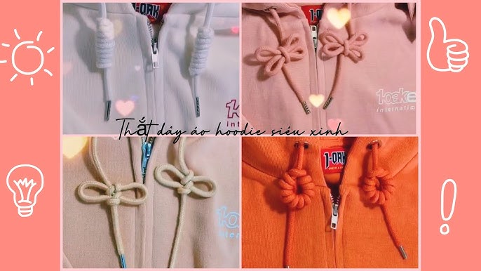 COMMENT FOR PART 4🔥 #fashionhacks #styletips #hoodie, how to tie your hoodie  strings