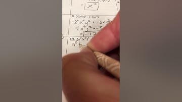 Alg 1B: Hw 5: monomials review