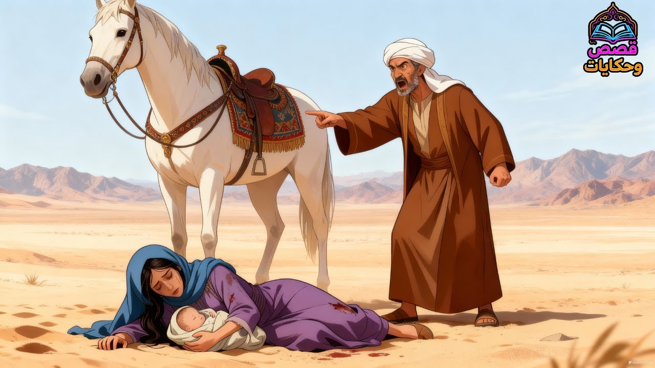 قصة امرأة تركها زوجها في الصحراء لانها انجبت بنتا لكن الله كافأها لتعود أقوى من ماضيها !!