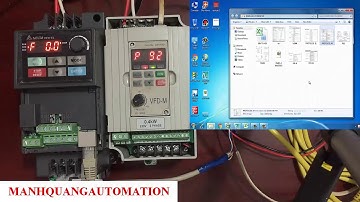 LẬP TRÌNH PLC DELTA DVP 10SX TRUYỀN THÔNG RS485 MODBUS ASCII ĐIỀU KHIỂN ĐA BIẾN TẦN