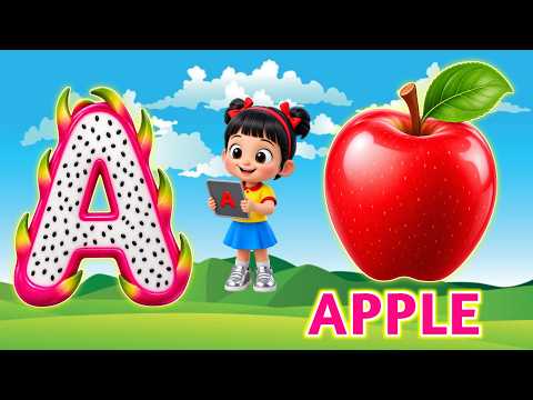 Phonics Song 2 with TWO Words in 3D - A For Airplane - ABC Alphabet Songs with Sounds for Children