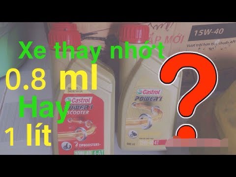 Video: Thay nhớt máy bao nhiêu tiền?