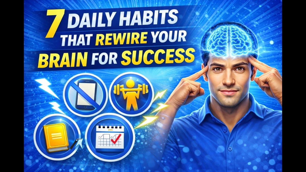 7 Daily Habits That Rewire Your Brain for Success (Change Your Life in ...