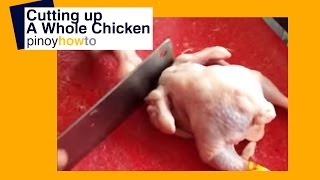 Daging Ayam – Unggas: Cara Memotong Ayam Utuh dalam 30 detik. | Pinoy Bagaimana caranya