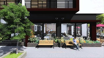 LUMION 7 - 3d animation architecture - modern house