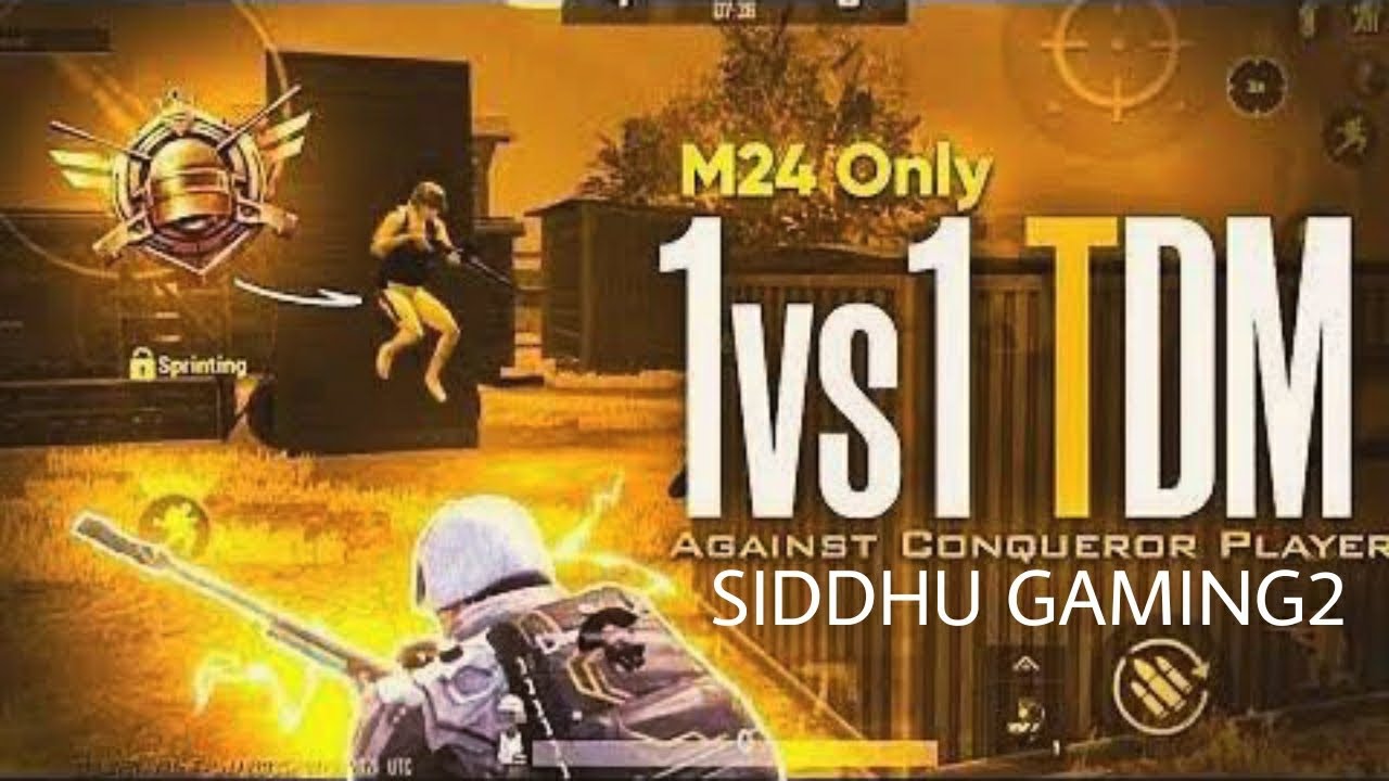 1V1 TDM CHALLENGE 🔥| YOUTUBER VS ME | M24 CHALLENGE 🔥 - YouTube