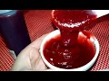 صوص الفراولة الخطييييير جدا ب٣مكونات بس  