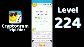 Cryptogram Tripledot Level 224 Answer | SolutionGuruji screenshot 4