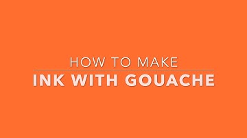 DIY- How to Make Calligraphy Ink with Gouache