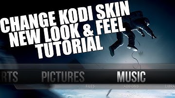 KODI 17 HOW TO CHANGE SKIN EASY TUTORIAL (Change Look & Feel Of KODI 17)