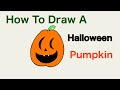 How to Draw A Scary Halloween Pumpkin | model 1, #Halloween
