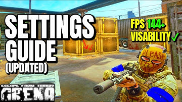 UPDATED High FPS & Visibility: THE BEST SETTINGS 2025! S1 (TARKOV ARENA)
