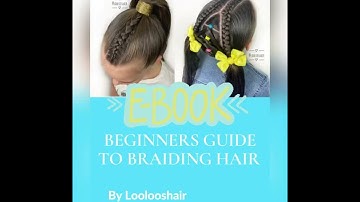 💕🐰Reel / Short Video on our E-Book, beginners guide to braiding hair🐰💕 #short #hair #shortvideo