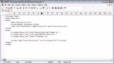 jQuery Tutorial   175   Loading content with AJAX and fade effect