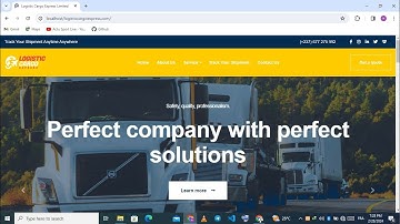 How to Design Courier Logistic Website with Live Tracking System PHP and HTML script Download Free