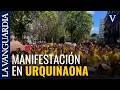Miles de profesores marchan desde plaza España hacia Urquianona