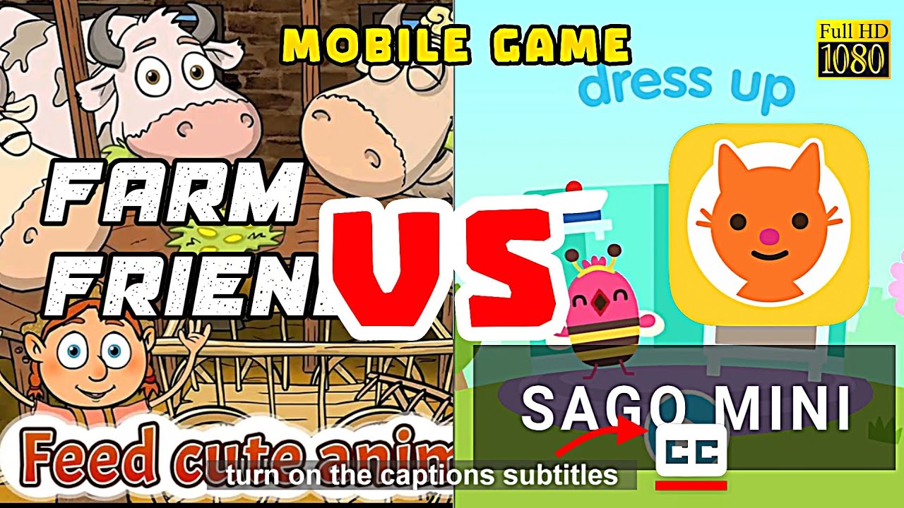 FARM FRIENDS vs SAGO MINI WORLD DRESS UP | Games Free