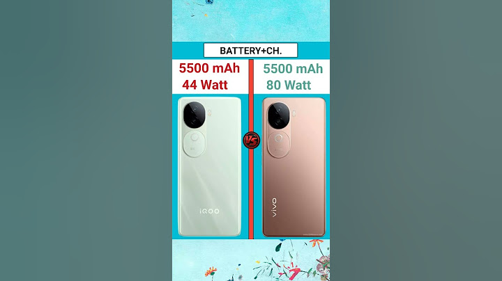 iQoo Z9s vs Vivo V40e