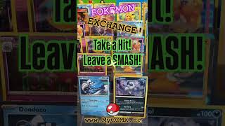 Pokémon EXCHANGE! @ My COMX #fyp #milton #comicbookstore #pokèmon #exchange #nofee #hits #smash