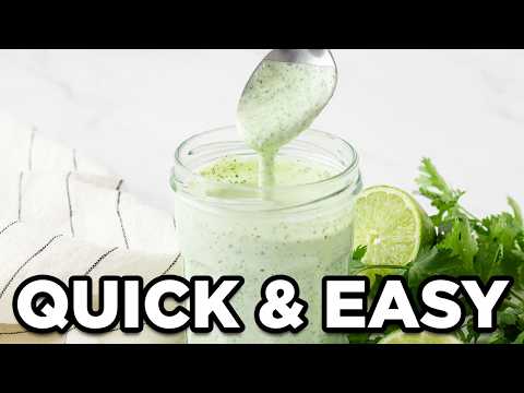 The Creamy Cilantro Lime Sauce I Drizzle on Literally EVERYTHING