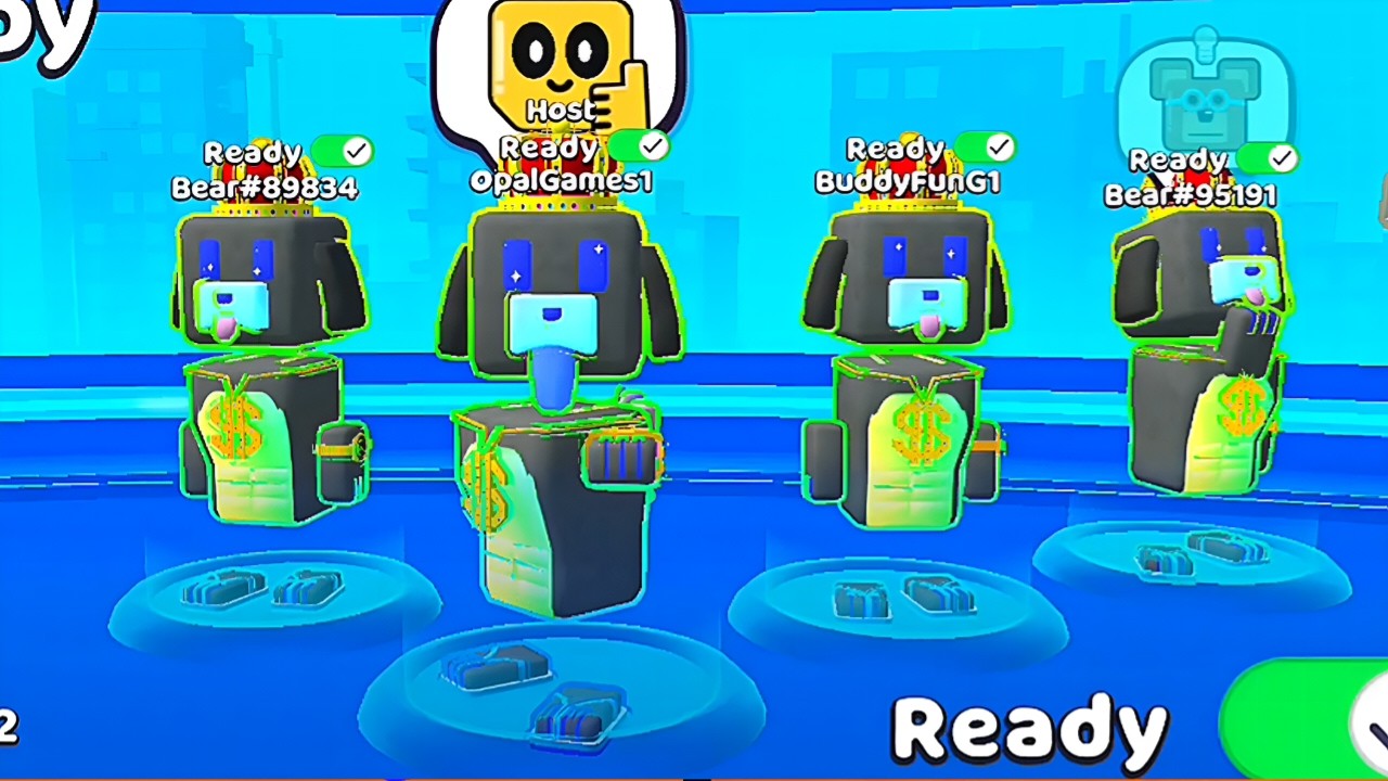 King Rainbow Dogs Team!! Multiplayer Super Bear Adventure Gameplay Walkthrough