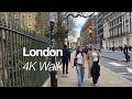 POV London Walking Tour -  Camden Town and Bloomsbury on a Winter's Afternoon | ASMR | 4K HDR