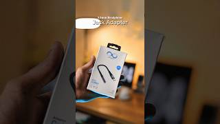 This USB-C to 3.5mm adapter brings clear, low-latency audio straight to your wired headset .