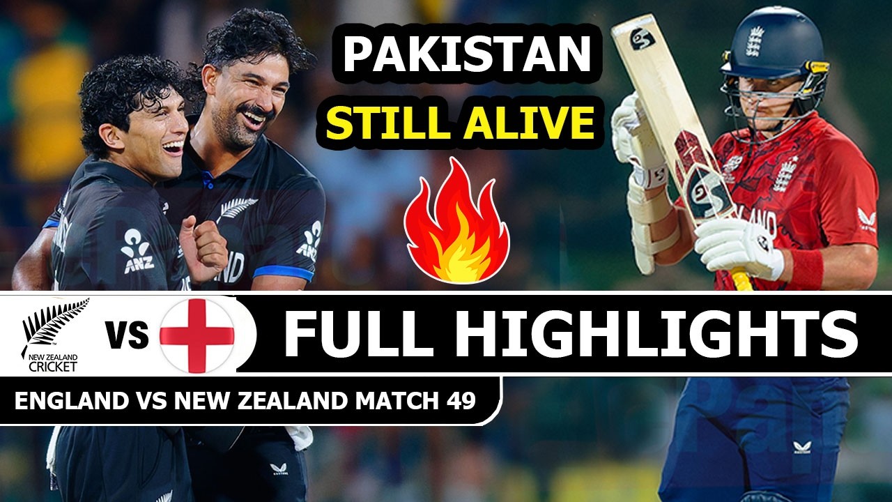 England Vs New Zealand ICC T20 CRICKET WORLD CUP 2026 Full Highlights Match 49 | Eng Vs Nz