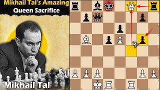Mikhail Tal's Amazing Queen Sacrifice | Tal vs NN 1973 screenshot 3