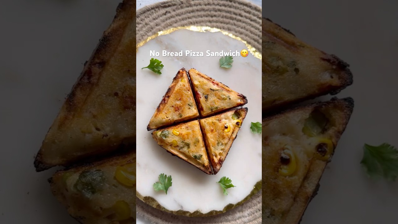 No bread pizza sandwich|Pizza sandwich 