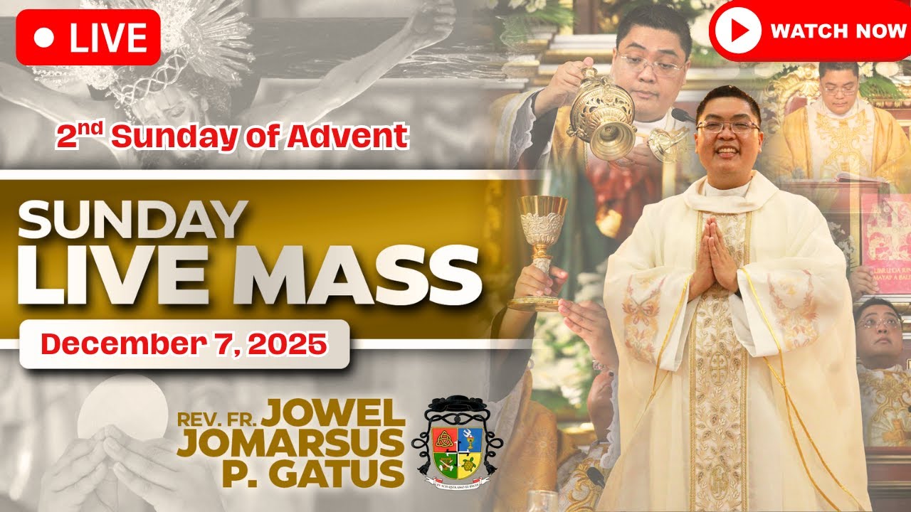 SUNDAY FILIPINO LIVE MASS TODAY ONLINE II DECEMBER 7, 2025 II FR. JOWEL JOMARSUS GATUS