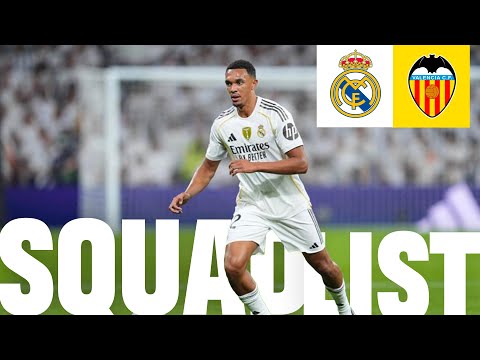 ترينت يعود إلى قائمة الفريق ريال مدريد فالنسيا الدوري الإسباني 2025 26