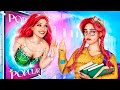 Nerd to Popular Transformation Mermaid! How to Become Popular! Mermaid in Real Life!