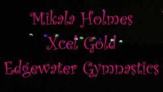 Mikala Holmes Perfect 10 on Floor Xcel Gold Edgewater Gymnastics
