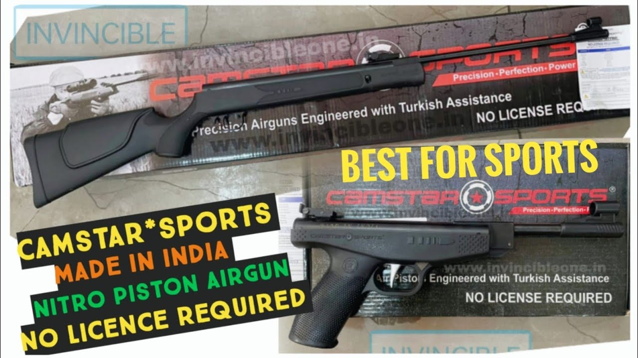 New nitro piston air rifle made in india no license required camstar