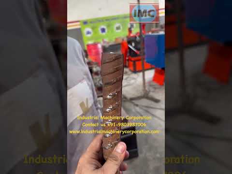 TMT Bar Cold Forging Machines | #threadingmachine #machine #industrialmachinery #manufacturing