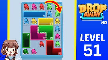 Drop Away Level 51 Solution Walkthrough