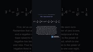 Zero and negative indices | Melbourne Selective Entry High School Exam Practice| Maths