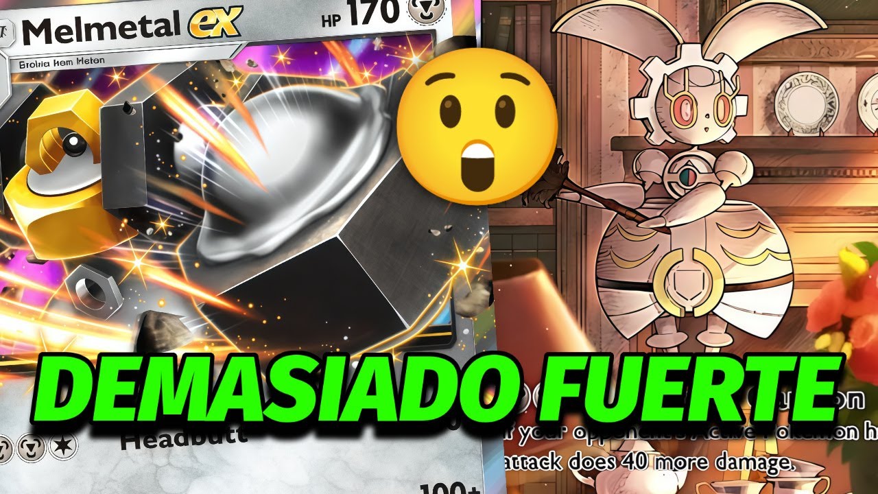 🔥NUEVO MEJOR Mazo Acero con MELMETAL EX y MAGEARNA en POKEMON POCKET ...