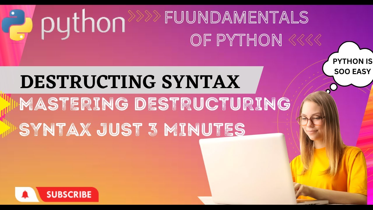 python destructuring assignment array