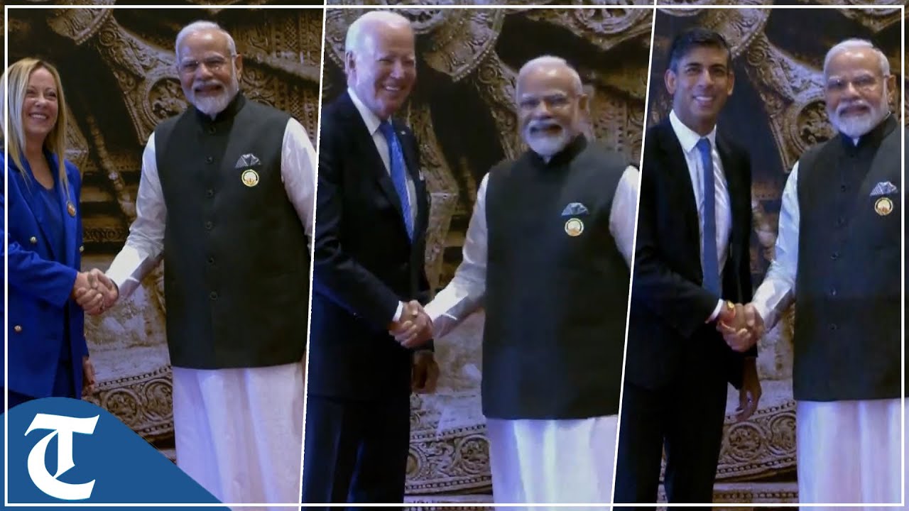 Sunak, Biden and other world leaders arrive at Bharat Mandapam for G20 Summit