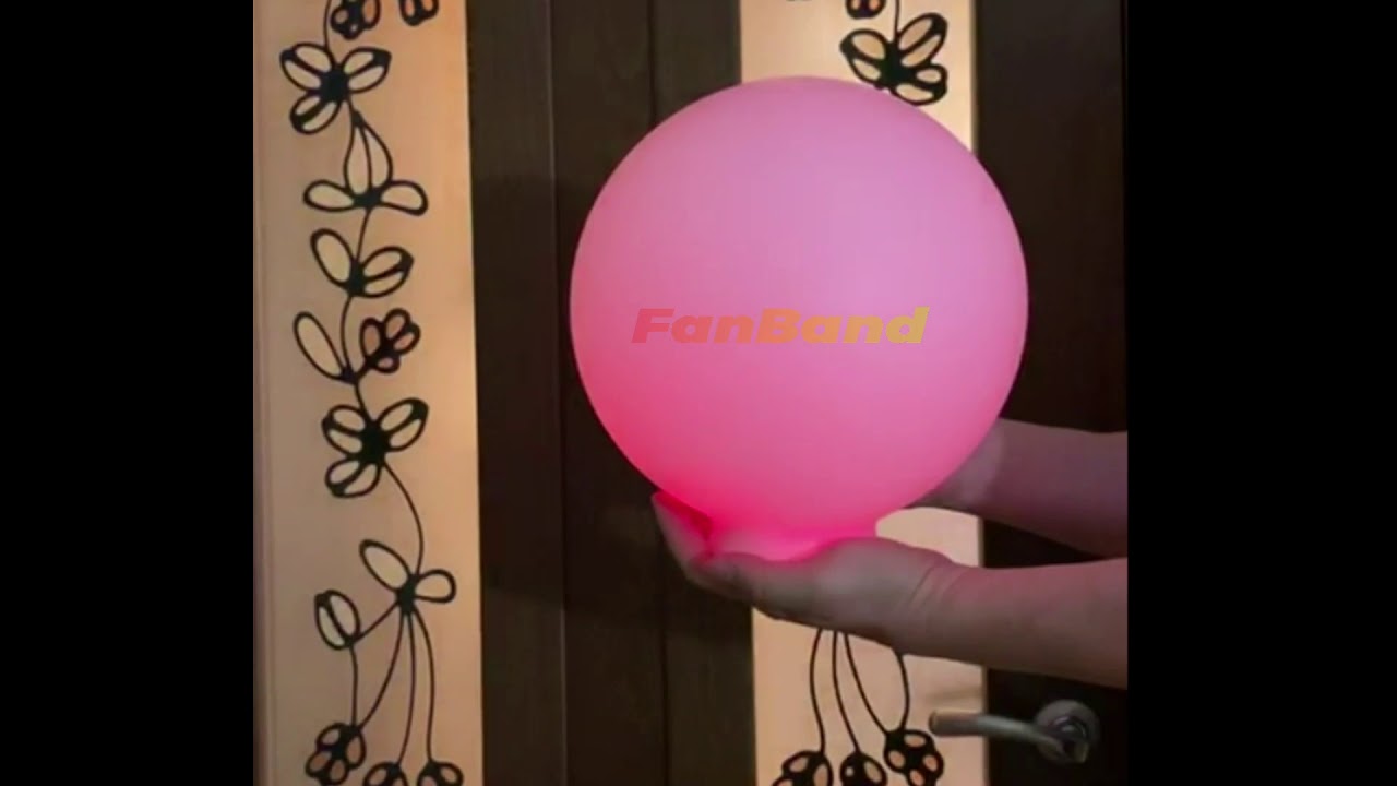 радиоуправляемые светильники D 25 см - YouTube