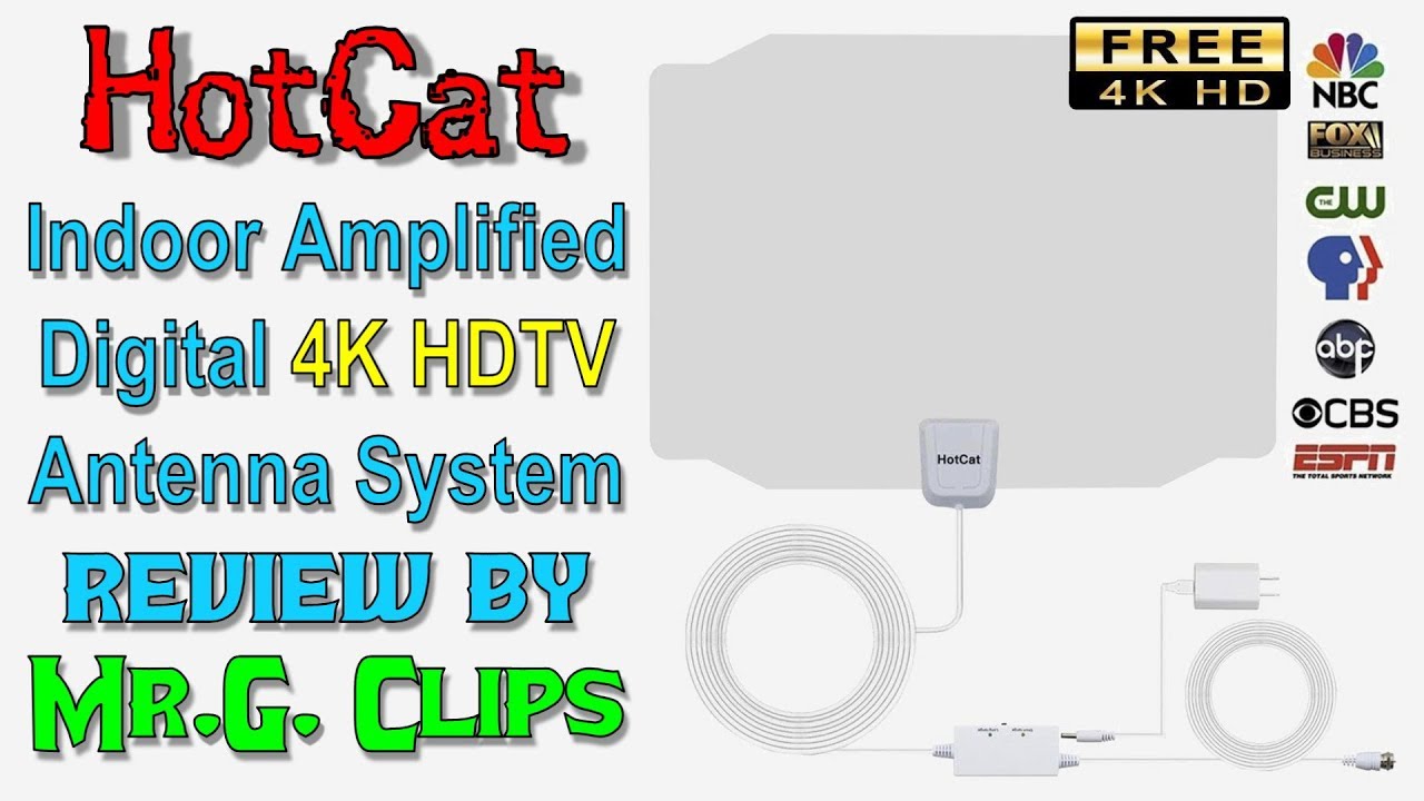 HotCat HDTV Antenna - FREE Off the Air TV Service REVIEW!