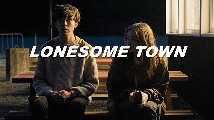 Lonesome Town Lyric Video version - Lyric Video performance video thumbnail