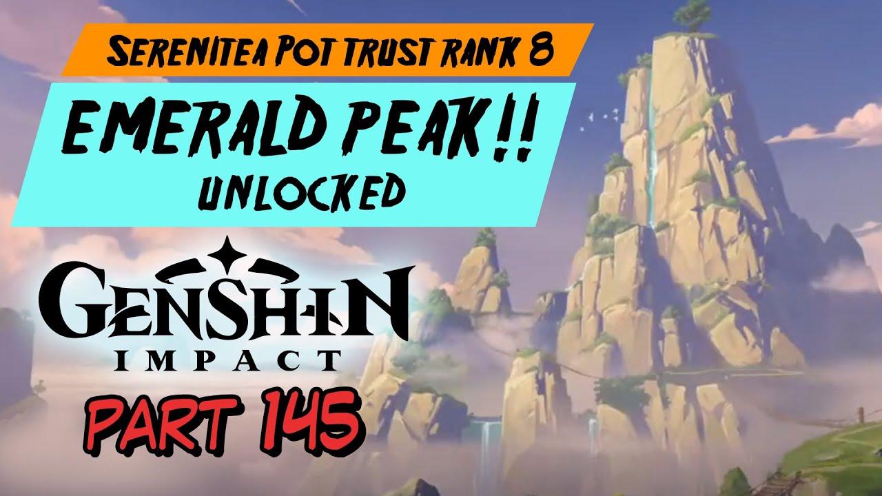 Genshin Impact "Serenitea Pot Trust Rank 8" Gameplay Part 145 YouTube